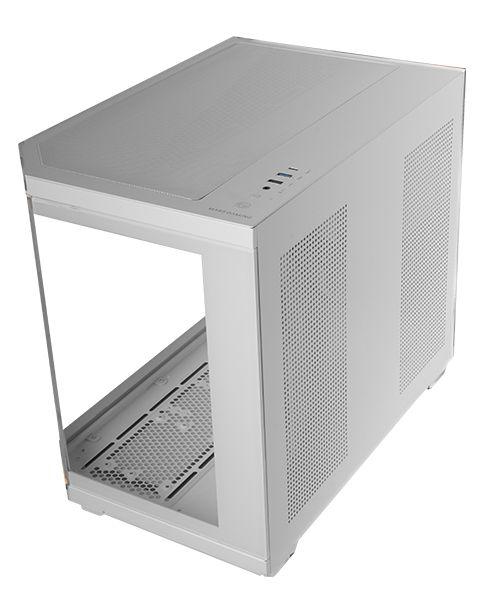 Caixa Micro-ATX MARS GAMING MC-3TCOREM (Micro-ATX, Mini-ITX - Mini Tower - SGCC, vidro temperado - Branco)