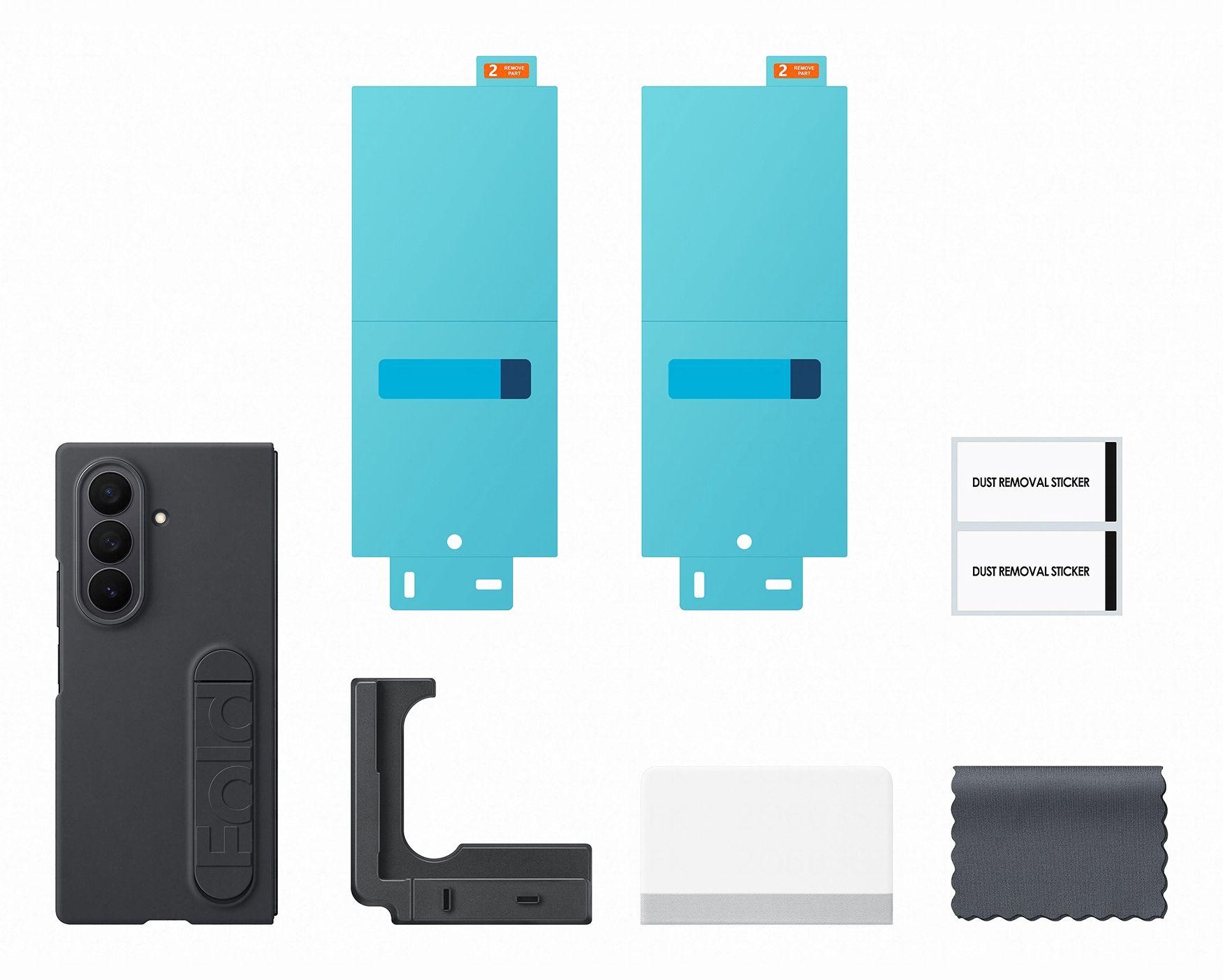 Capa de Silicone SAMSUNG Galaxy Z Fold7 (Silicone - Preto), miniatura 5