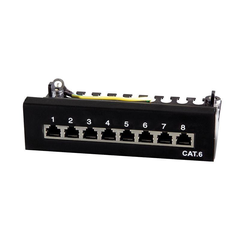 Painel de Patch de Secretária LOGILINK NP0017B (RJ-45 - Cat6e - Preto)