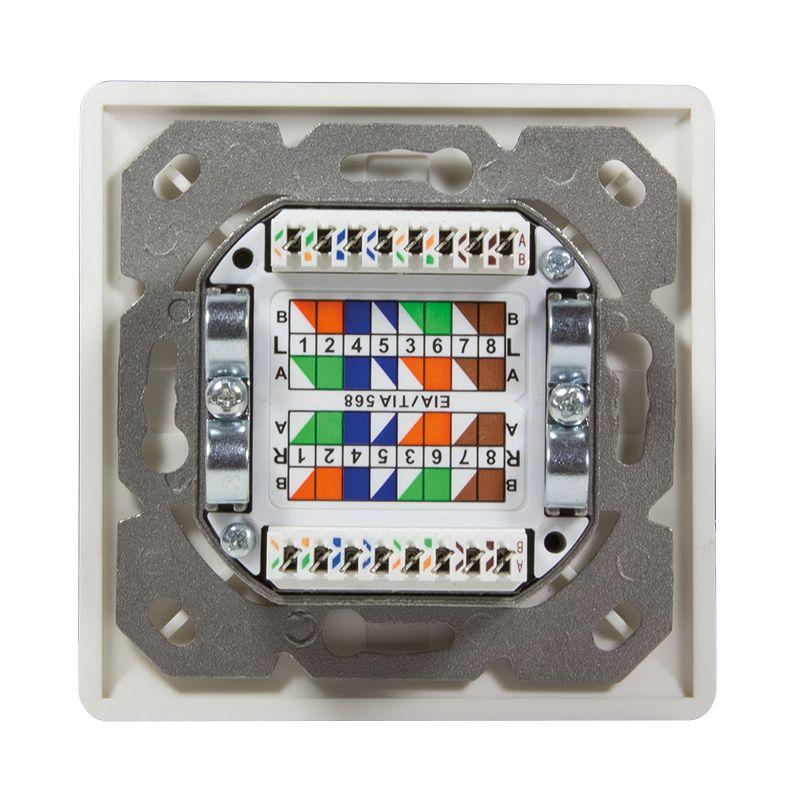 Tomada de Rede LOGILINK NP0123 (Branco) — miniatura 2