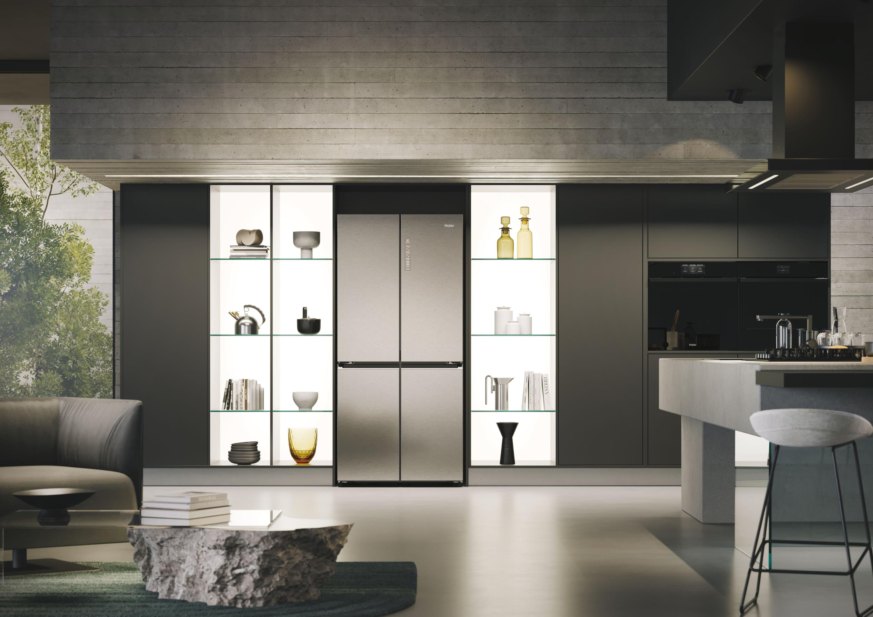 Frigorífico Americano Independente HAIER HCR7818DNMM (467 L - hOn - 181,5x83,3x65 cm - Inox), miniatura 11