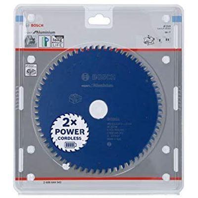 Lâmina de Serra Circular BOSCH Expert for Aluminium 2608644542 (210 mm - 66 dentes - Furo 30 mm)