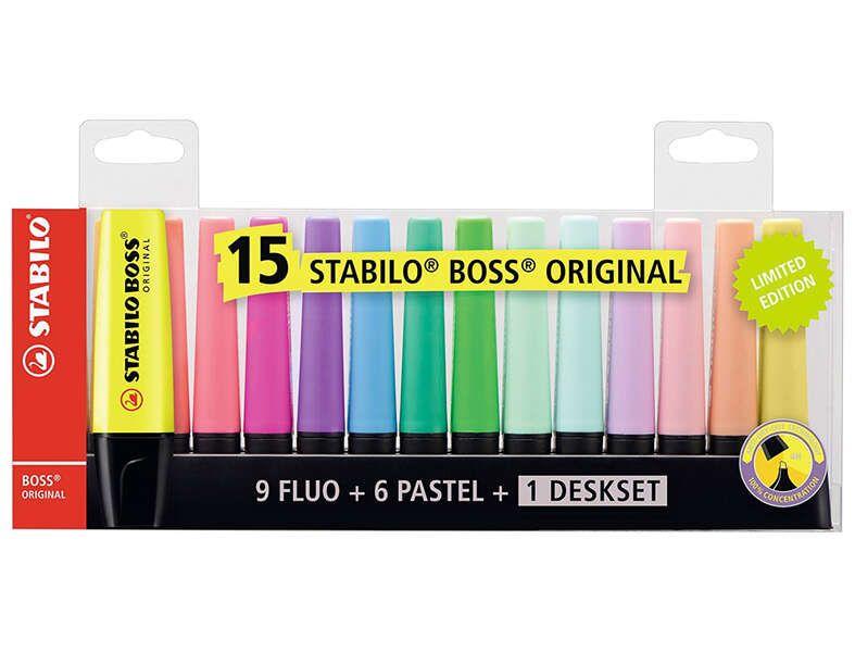 Marcadores Fluorescentes STABILO BOSS ORIGINAL 70 (Multicor) 7015-01-5