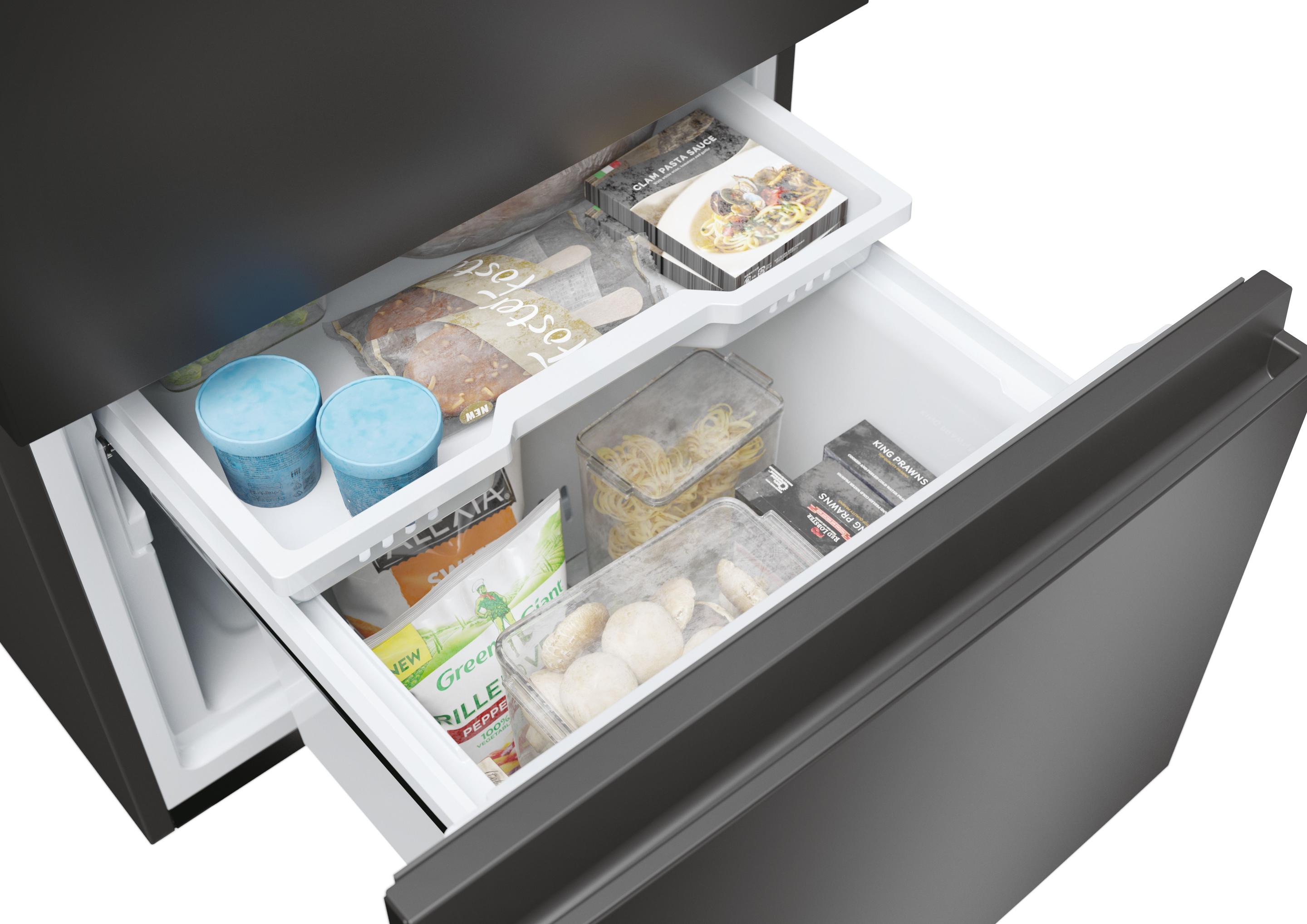 Frigorífico Combinado Independente HAIER HTW5618DNPT (360 l - hOn - 185x59,5x66,7 cm - Preto) — miniatura 10