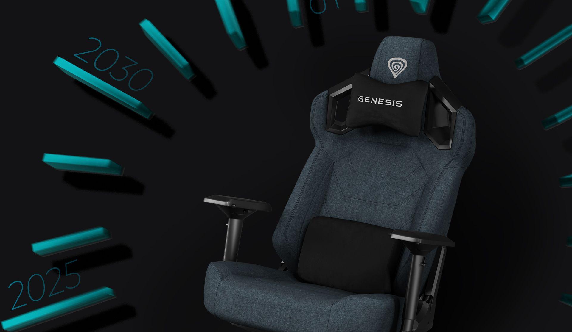 Cadeira Gaming GENESIS Nitro 800 (150 kg - 136 cm - Tecido - Cinzento), miniatura 11