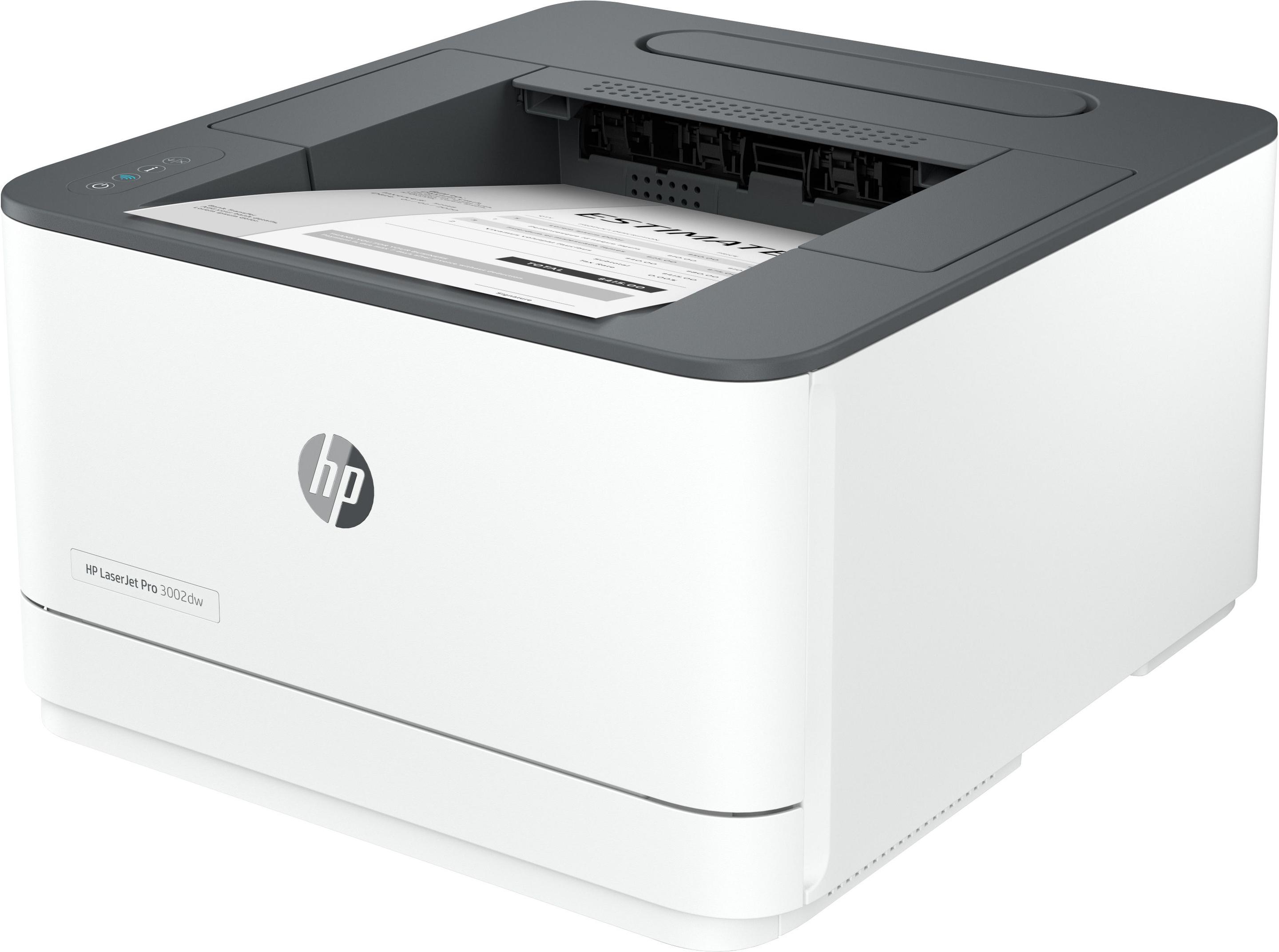 Impressora Laser HP LaserJet Pro 3002dw (A4 - Impressão a preto e branco - 250 folhas - Cinzento e Branco) — miniatura 2