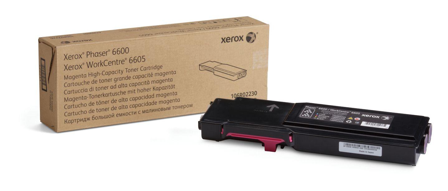 Toner XEROX 106R02230 (6.000 páginas - Phaser 6600; WorkCentre 6605 - Magenta)