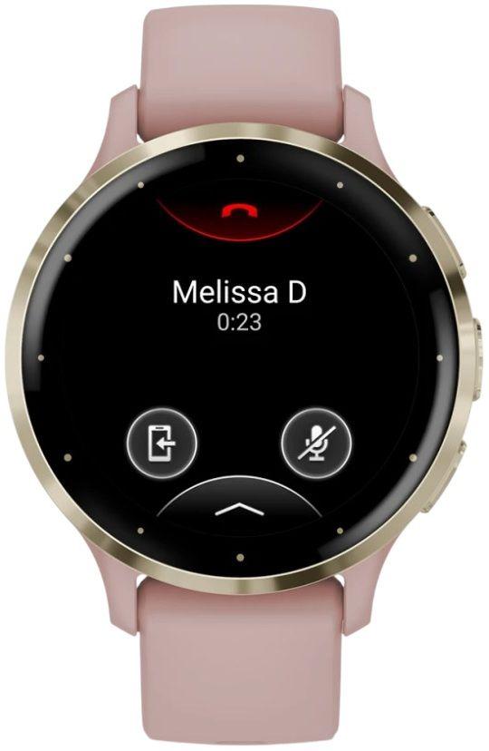 Smartwatch GARMIN Venu 3S (Redondo - Android, iOS - AMOLED - Dourado/Rosa) — miniatura 2