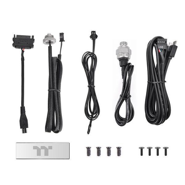 Painel de Monitorização de Refrigeração Líquida THERMALTAKE Pacific TF3 (2,5 W - Cinzento), miniatura 4