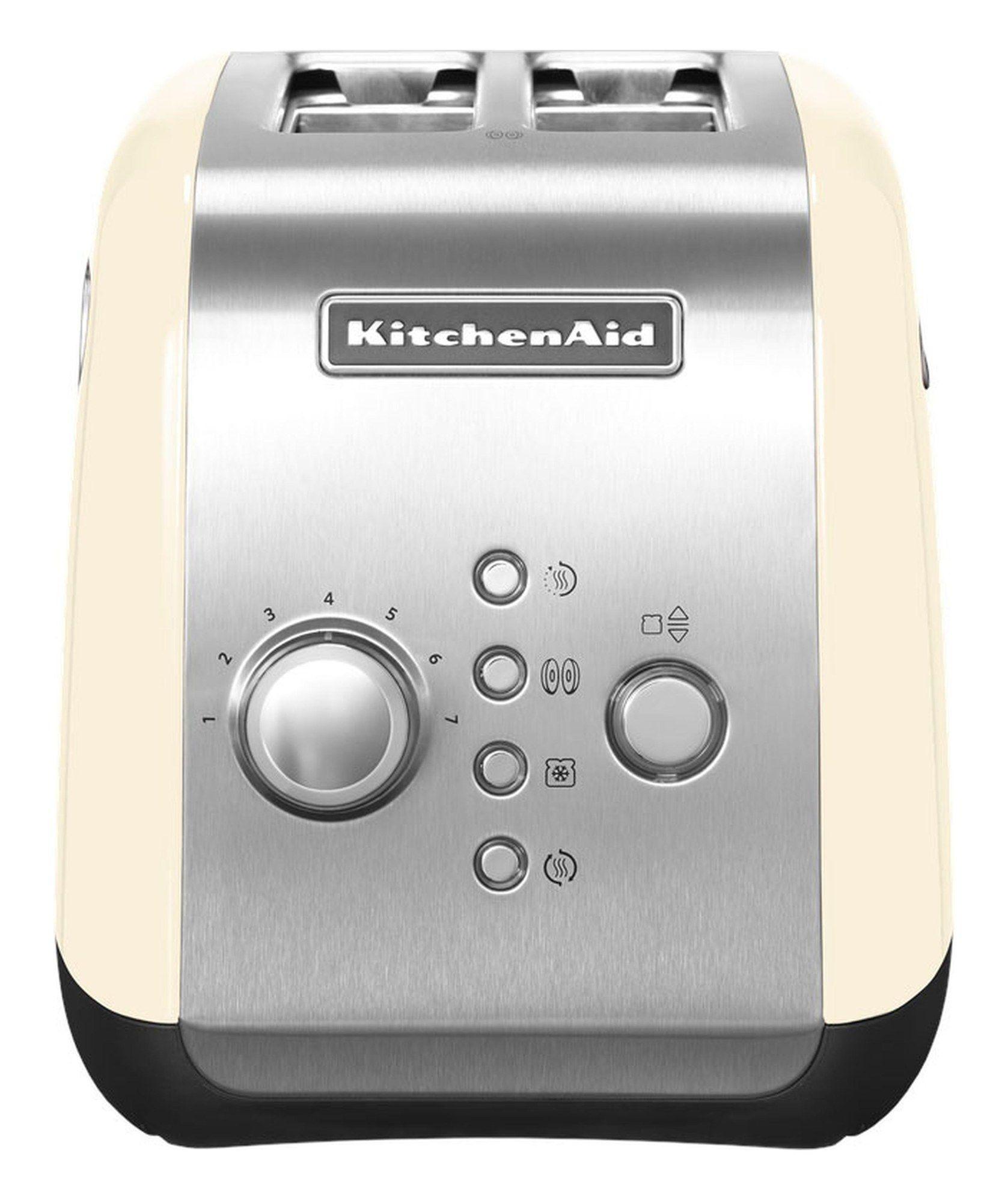Torradeira KITCHENAID 5KMT221EAC (1100 W - 2 fatias - Metal - Creme Amêndoa) — miniatura 2