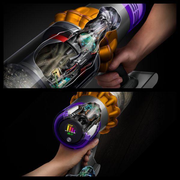 Aspirador Vertical 2 em 1 DYSON V15 Detect Absolute (2026) (Altura 126 cm - Aço inoxidável), miniatura 5