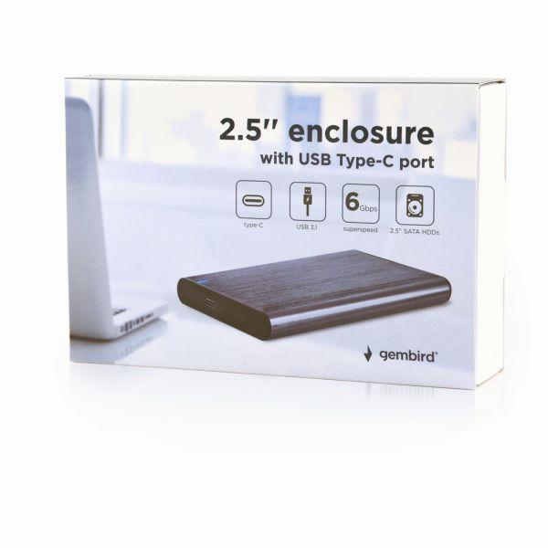 Caixa Externa GEMBIRD EE2-U3S-6-GR (4 TB - 2,5 polegadas - Alumínio), miniatura 4