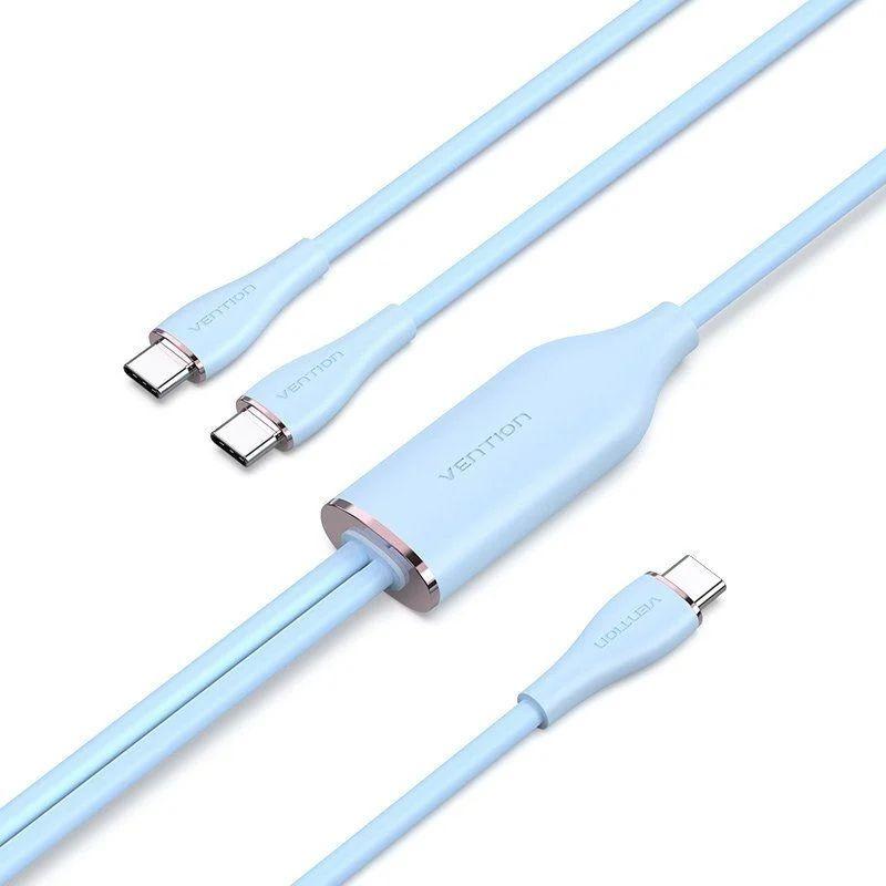 Cabo USB-C VENTION CTMSG (0,5 m - 2 x USB C - USB C - Azul)