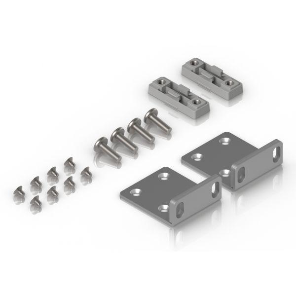 Kit de Suportes para Rack UBIQUITI UACC-RACK-EAR-1U (2 unidades - Kit de montagem - Cinzento), miniatura 2