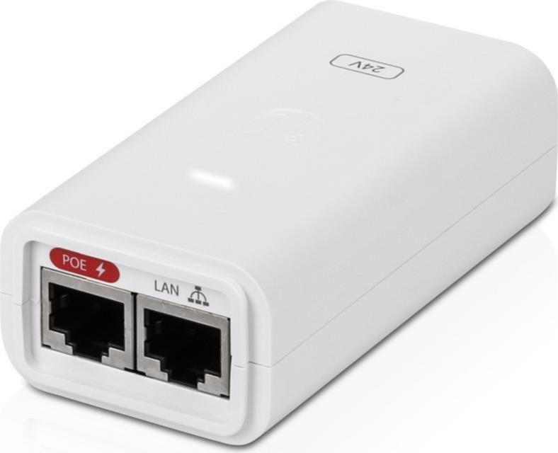 Injetor PoE UBIQUITI POE-24-24W-G-WH (Gigabit Ethernet)
