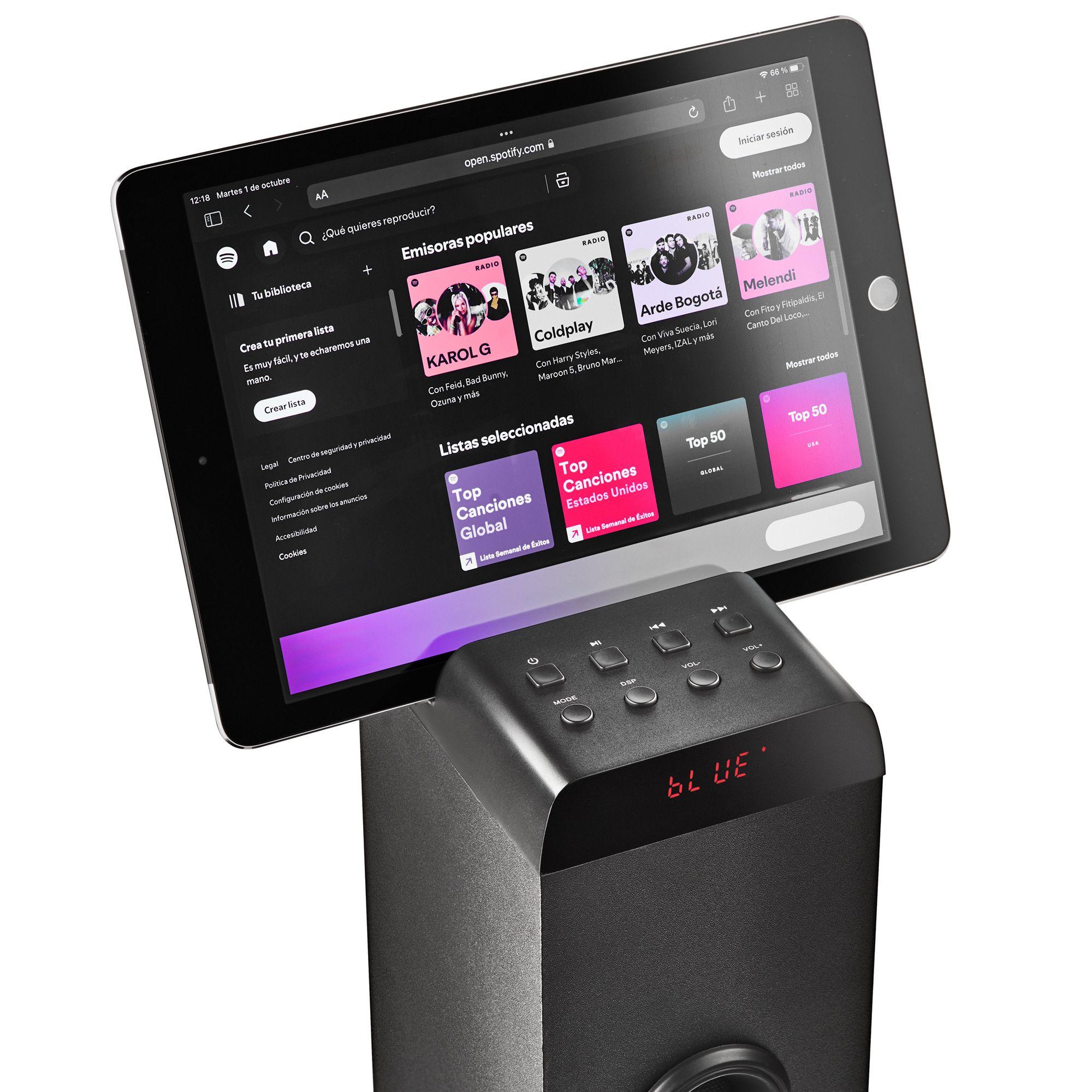 Coluna Torre NGS Sky Charm Pro (40 W - Com fios e sem fios - Preto) — miniatura 5