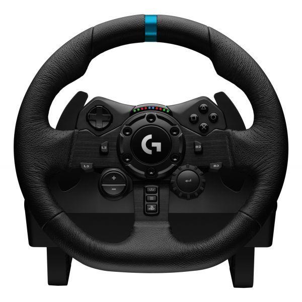 Conjunto de Volante, Pedais e Seletor de Velocidades LOGITECH G923 SE (PlayStation - Com fios - Preto) — miniatura 2