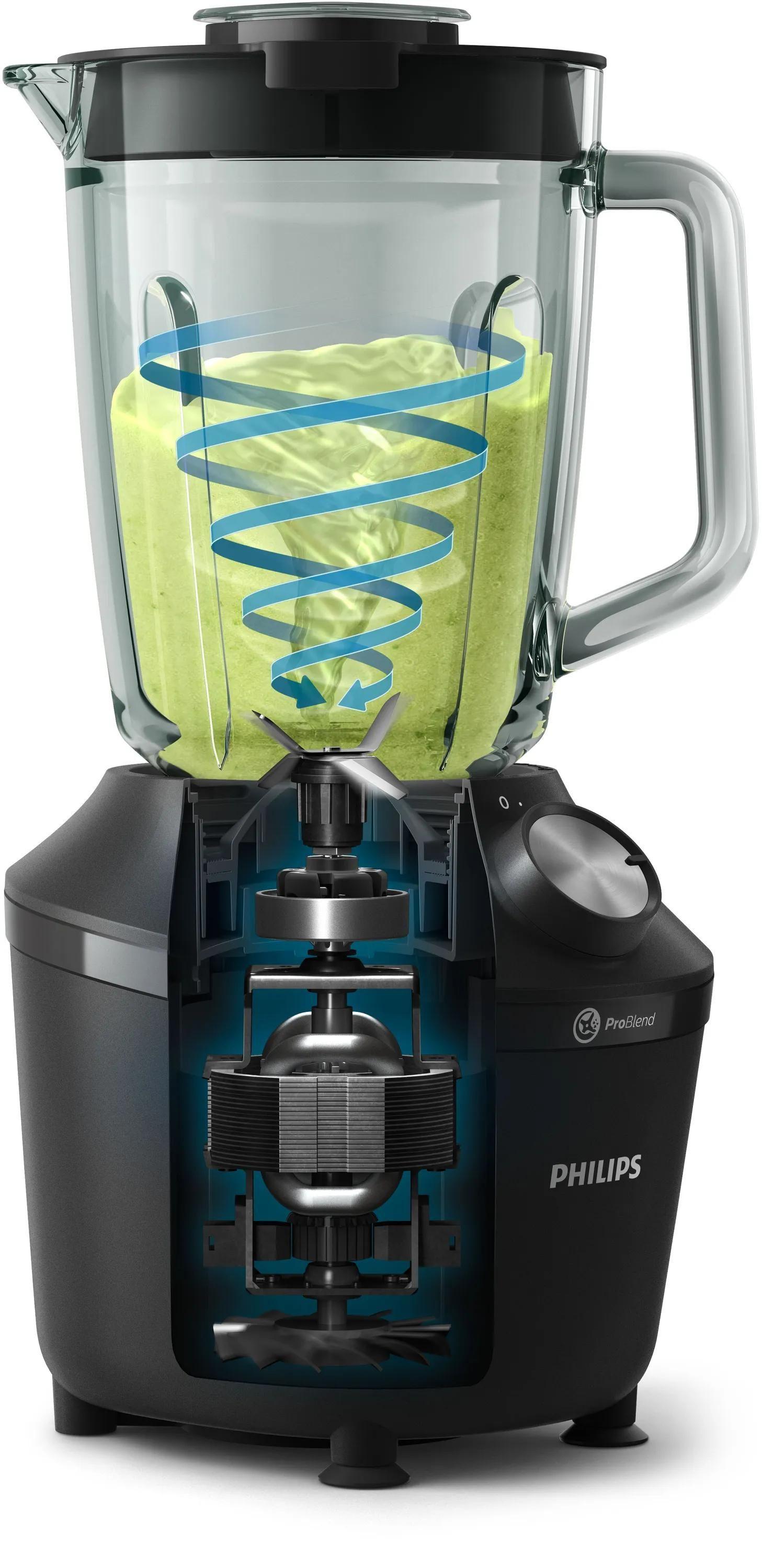 Liquidificadora PHILIPS HR2291/01 (Liquidificador - 600 W - 20000 RPM - Preto), miniatura 5