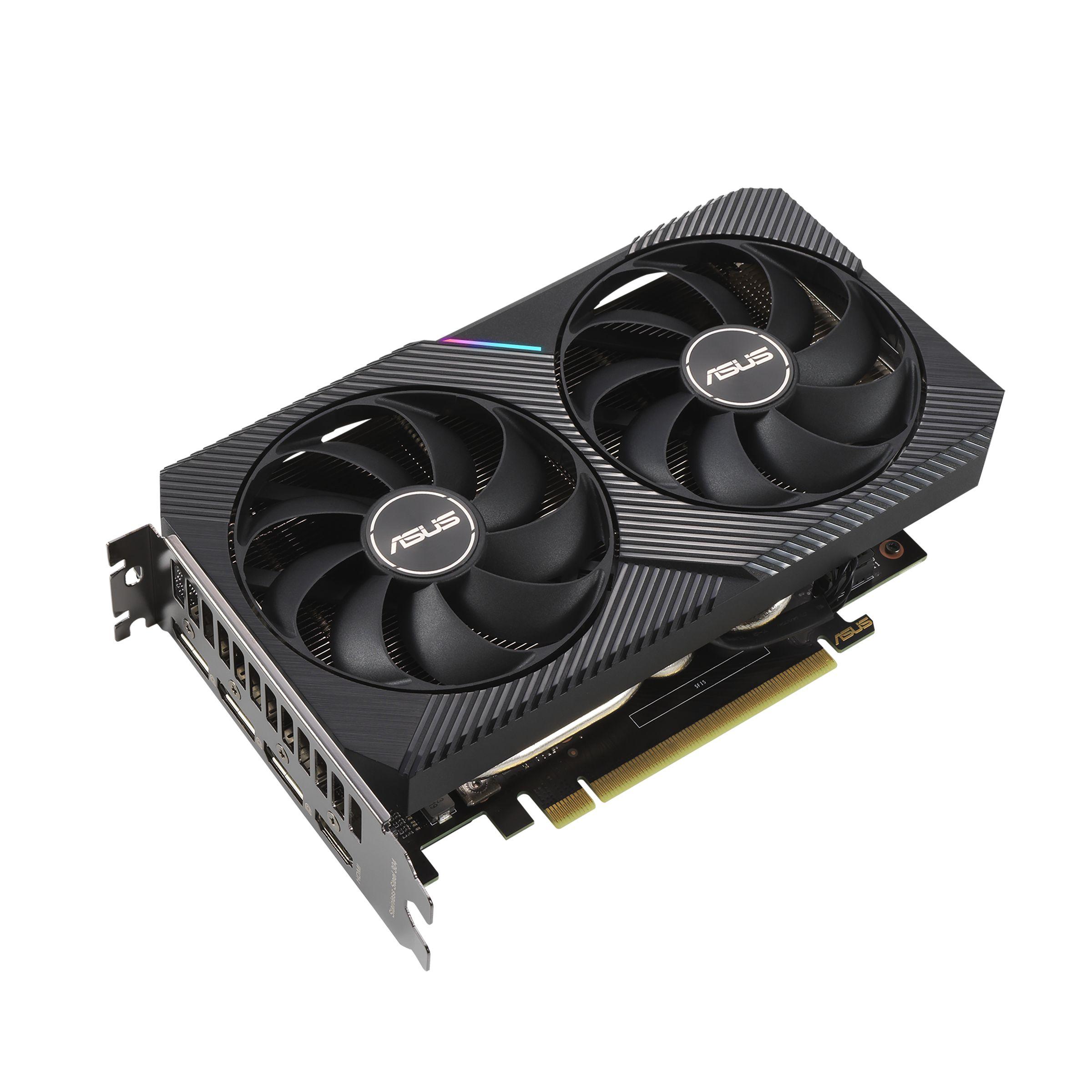 Placa Gráfica ASUS DUAL-RTX3060-O12G-V2 (GeForce RTX 3060 - 15 Gbps - 12 GB - Preto), miniatura 2