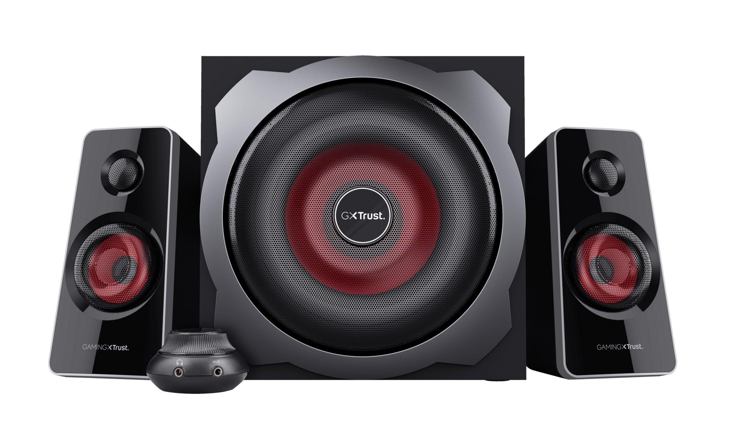 Conjunto de Colunas TRUST GXT 38 Tytan (Com fios - 60 W - 2.1 canais - Preto), miniatura 3