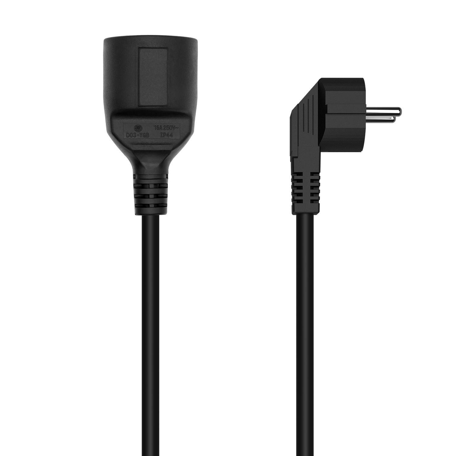 Extensão Elétrica AISENS A132-0601 (3 m - Tipo F - Preto)
