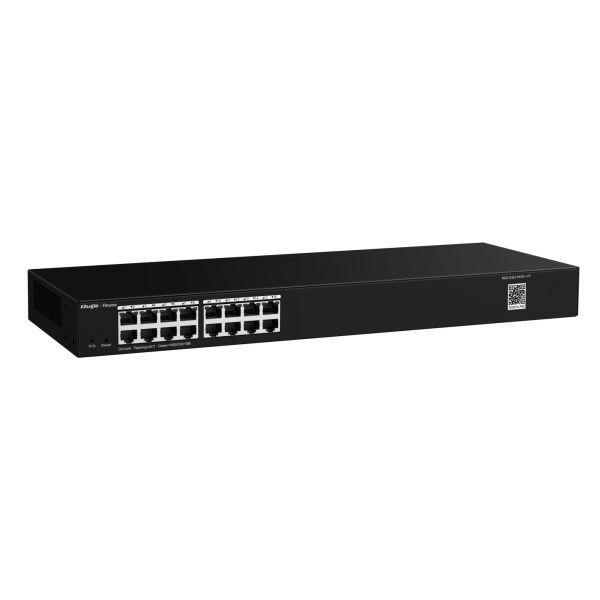 Switch Gerível RUIJIE REYEE RG-ES216GC-V2 (32 Gbit/s - L2 - 10000 bytes - Preto), miniatura 2