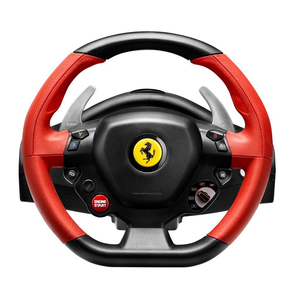 Volante e Pedais THRUSTMASTER Ferrari 458 Spider (Xbox - Com fios - Preto e Vermelho) — miniatura 3