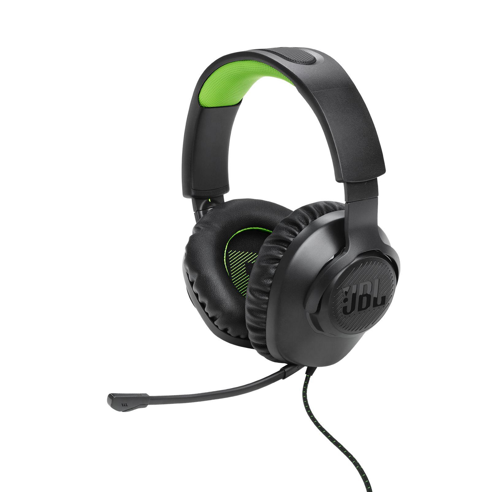 Headset Gaming JBL Quantum 100X (Binaural - Com fios - Circum-aural - Preto/Verde) — miniatura 7