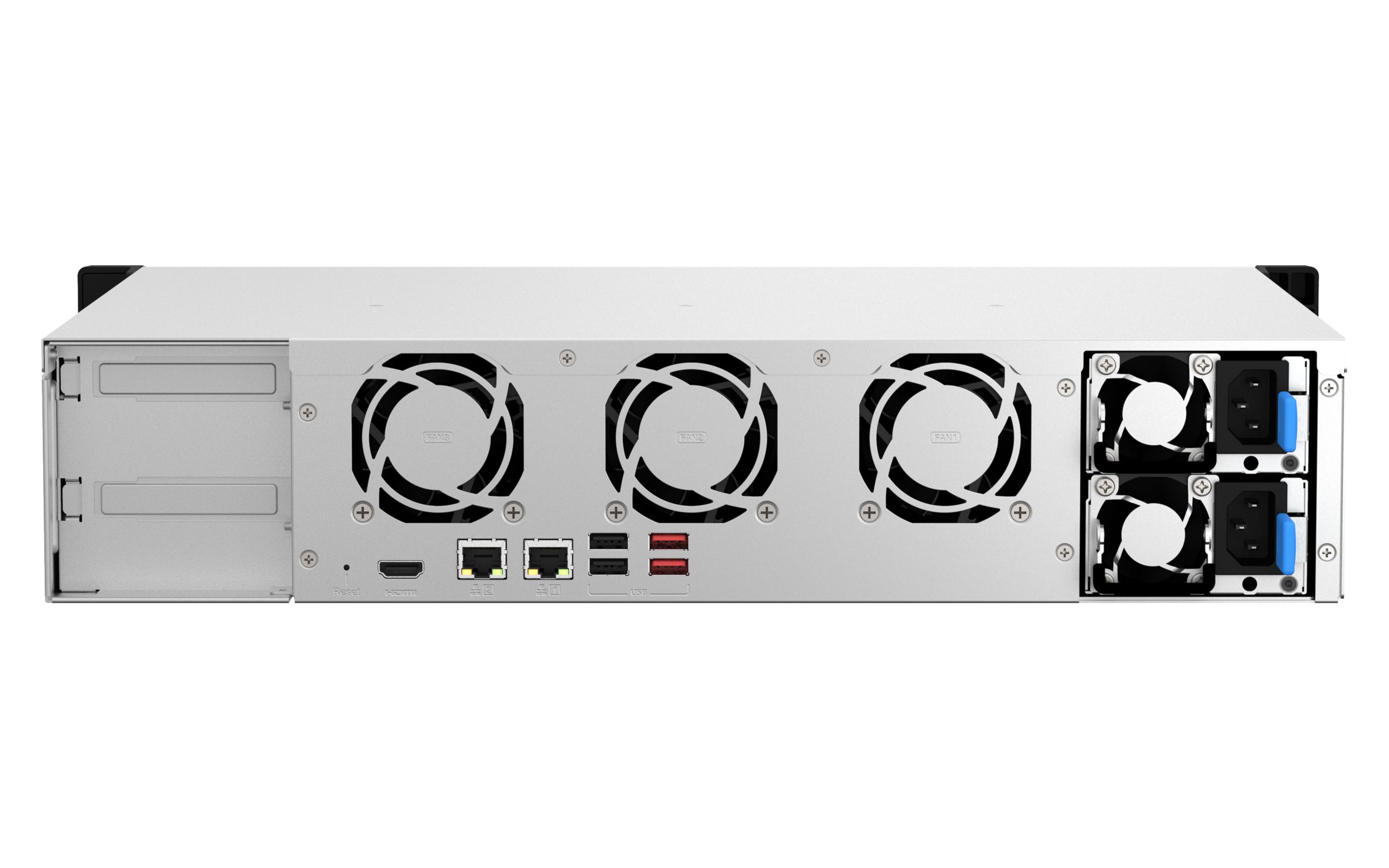 NAS QNAP TS-864eU-RP-8G (Serial ATA III - 8 GB - 8 baias - Preto), miniatura 2