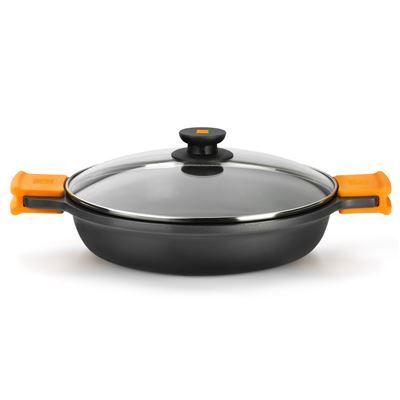 Caçarola Baixa BRA Efficient A270540 (Alumínio fundido - 40 cm - Preto), miniatura 2