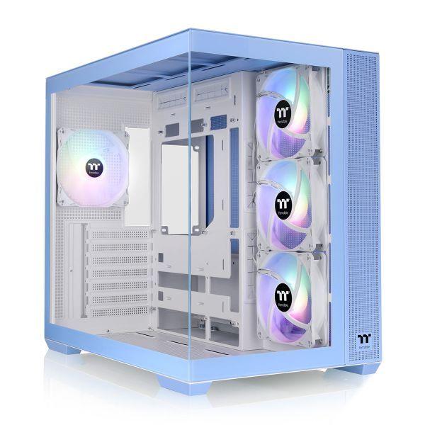Caixa PC THERMALTAKE View 380 TG ARGB (ATX, Micro-ATX, Mini-ITX - PS2 - Torre Média - Azul Hortênsia) — miniatura 2