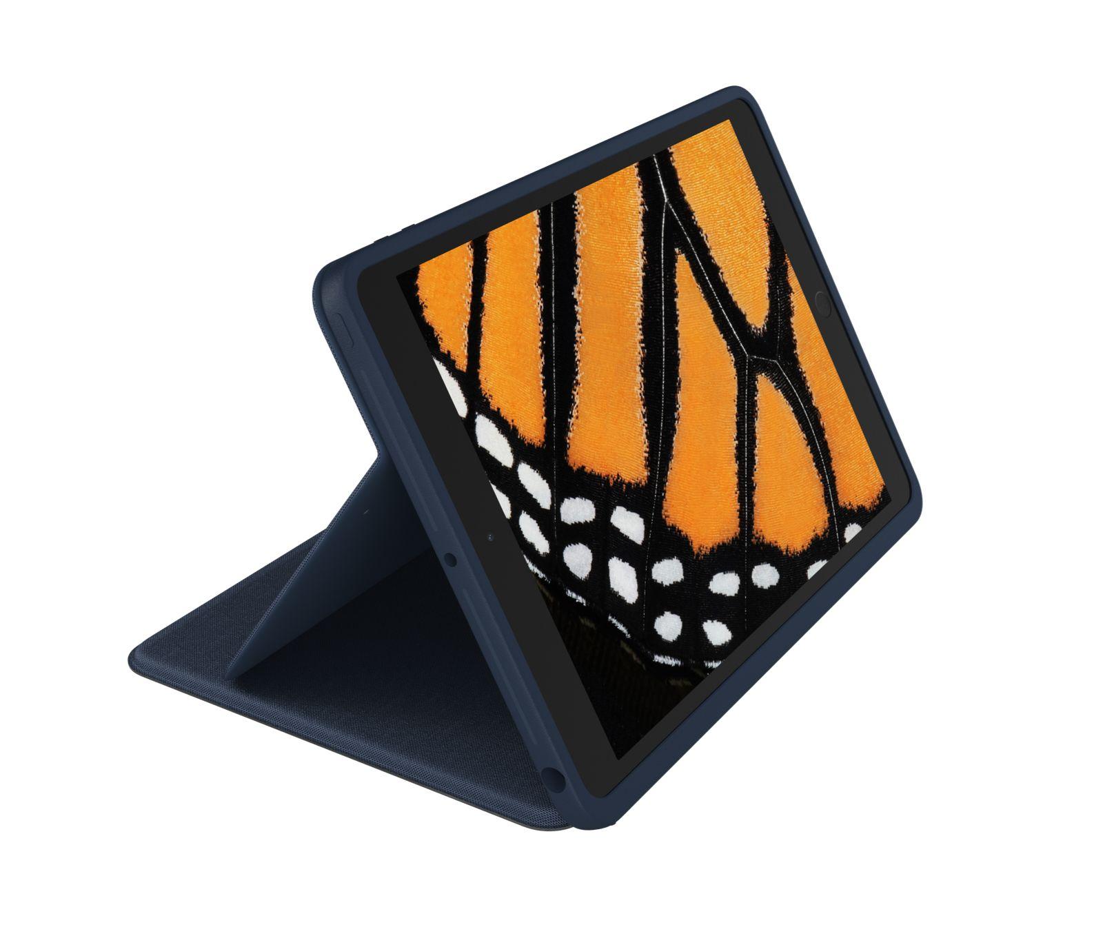 Teclado LOGITECH Rugged Combo 3 Touch (Alemão - Smart Connector - Acoplamento - Azul) — miniatura 4
