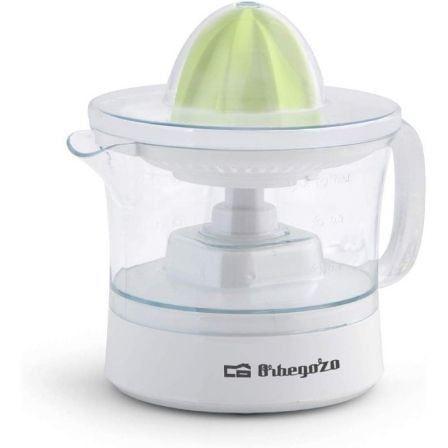Espremedor de Citrinos Elétrico ORBEGOZO EP1510 (Branco, Verde e Transparente)