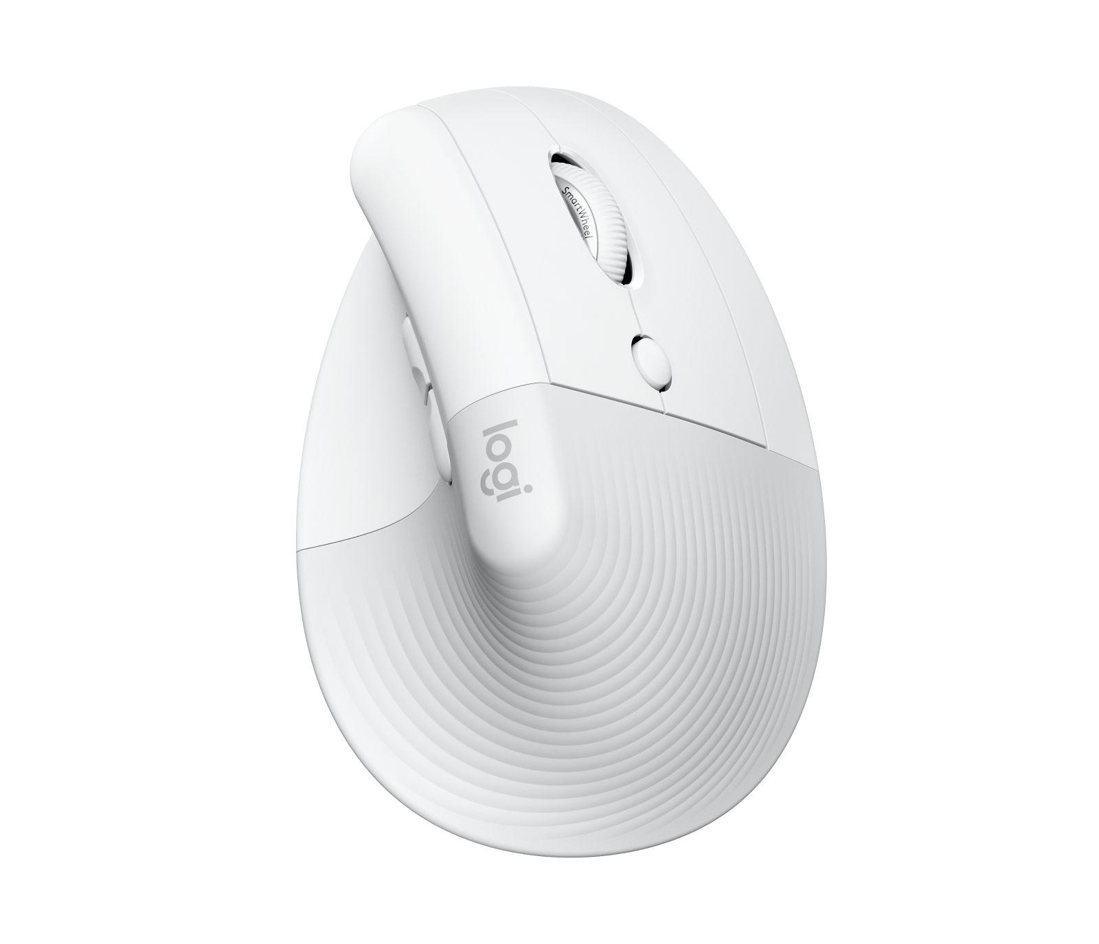 Rato LOGITECH Lift for Mac (Mão direita - 4000 DPI - Ótico - Branco)