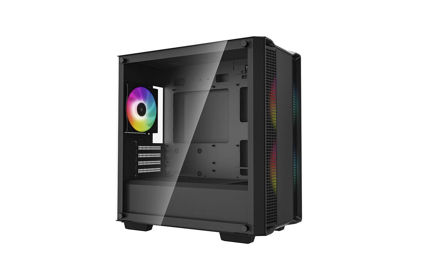 Caixa de Computador DEEPCOOL CC360 ARGB (Micro ATX, Mini-ITX - ATX, PS2 - Mini Tower - Preto) — miniatura 2