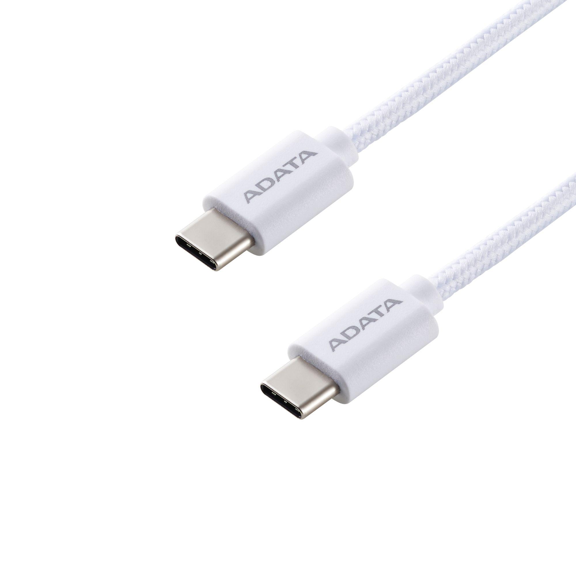 Cabo USB-C ADATA CACC-200PN-WH (2 m - USB C - Branco) — miniatura 2