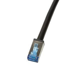 Cabo de Rede Exterior LOGILINK CQ7093S (10 m - Cat6A - Macho - Preto)