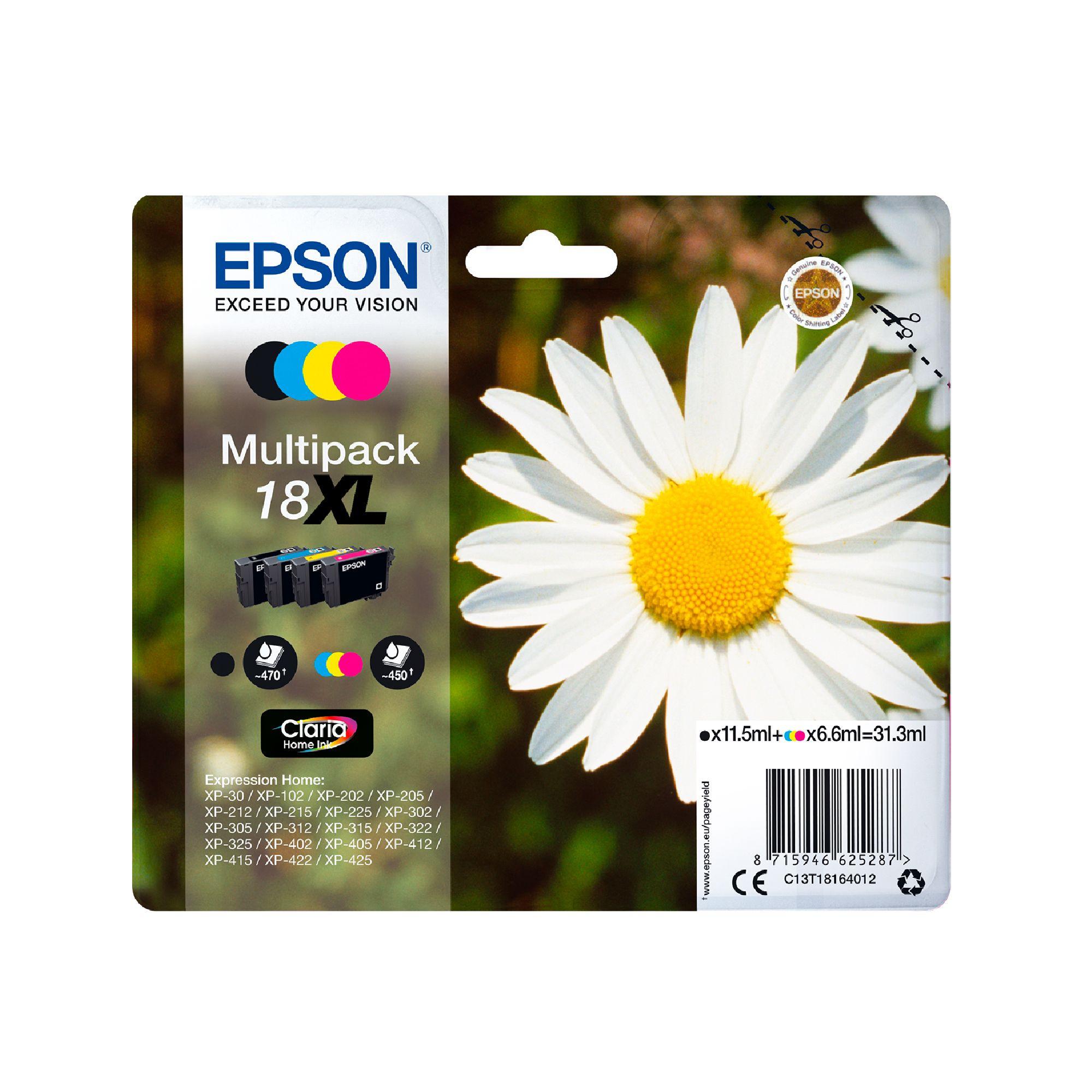 Tinteiro EPSON T1801 (18) (175 páginas - Preto)