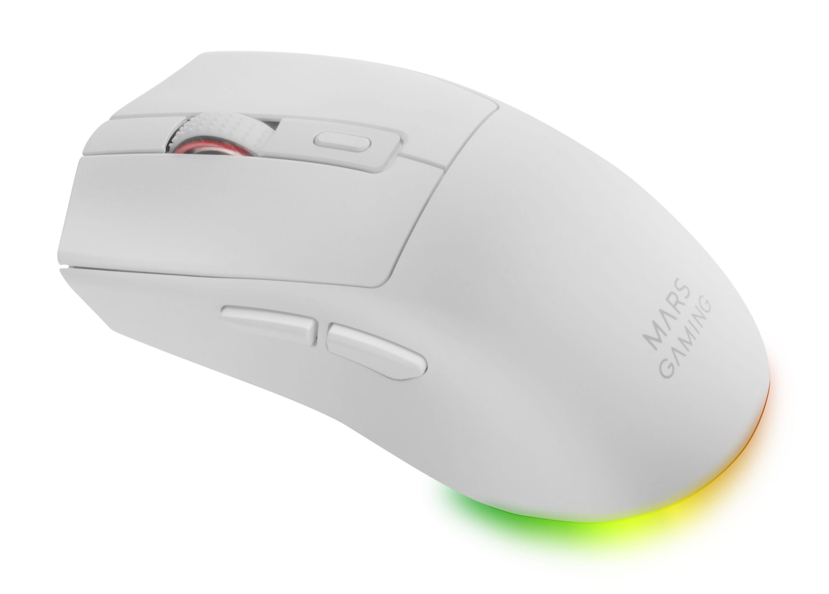 Rato Gaming MARS GAMING MMT3W (Mão direita - 14400 DPI - Ótico - Branco), miniatura 6
