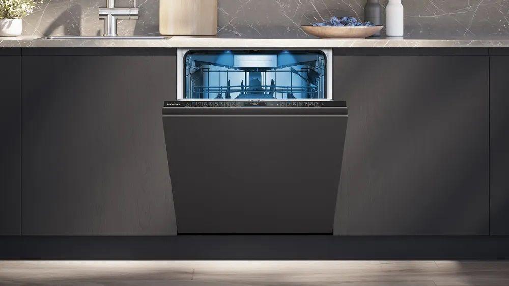 Máquina de Lavar Loiça Encastre SIEMENS iQ700 SN87TX02CE (60 cm - 82 cm - 55 cm - Preto), miniatura 3