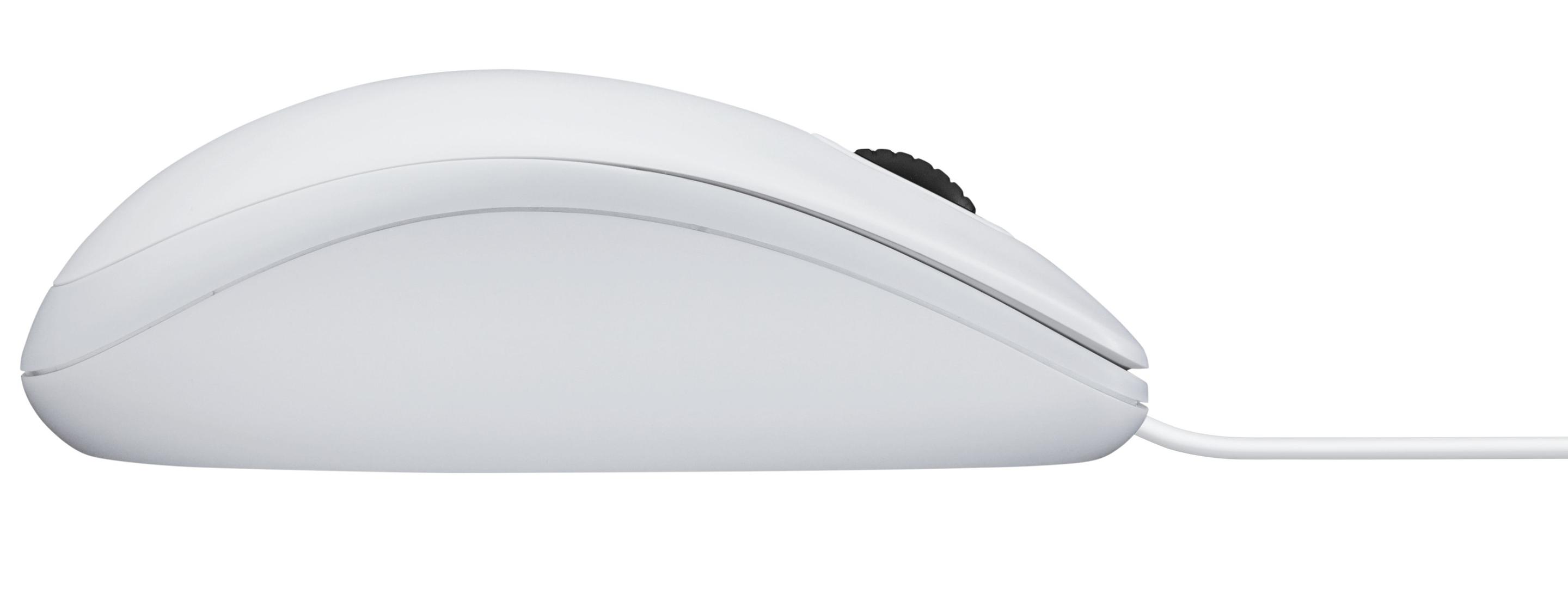 Rato LOGITECH B100 (Ambidestro - 800 DPI - Óptico - Branco) — miniatura 2