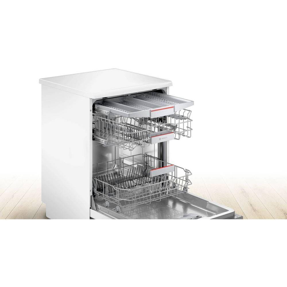 Máquina de Lavar Loiça Independente BOSCH Série 4 SMS4EMW06E (Largura 60 cm - 14 talheres - B - Branco), miniatura 5