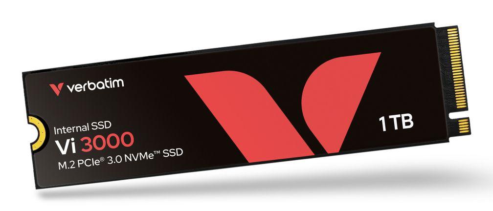 SSD VERBATIM 49375 / Vi3000 (1 TB - M.2 - PCIe 3.0 NVMe - Preto) — miniatura 2
