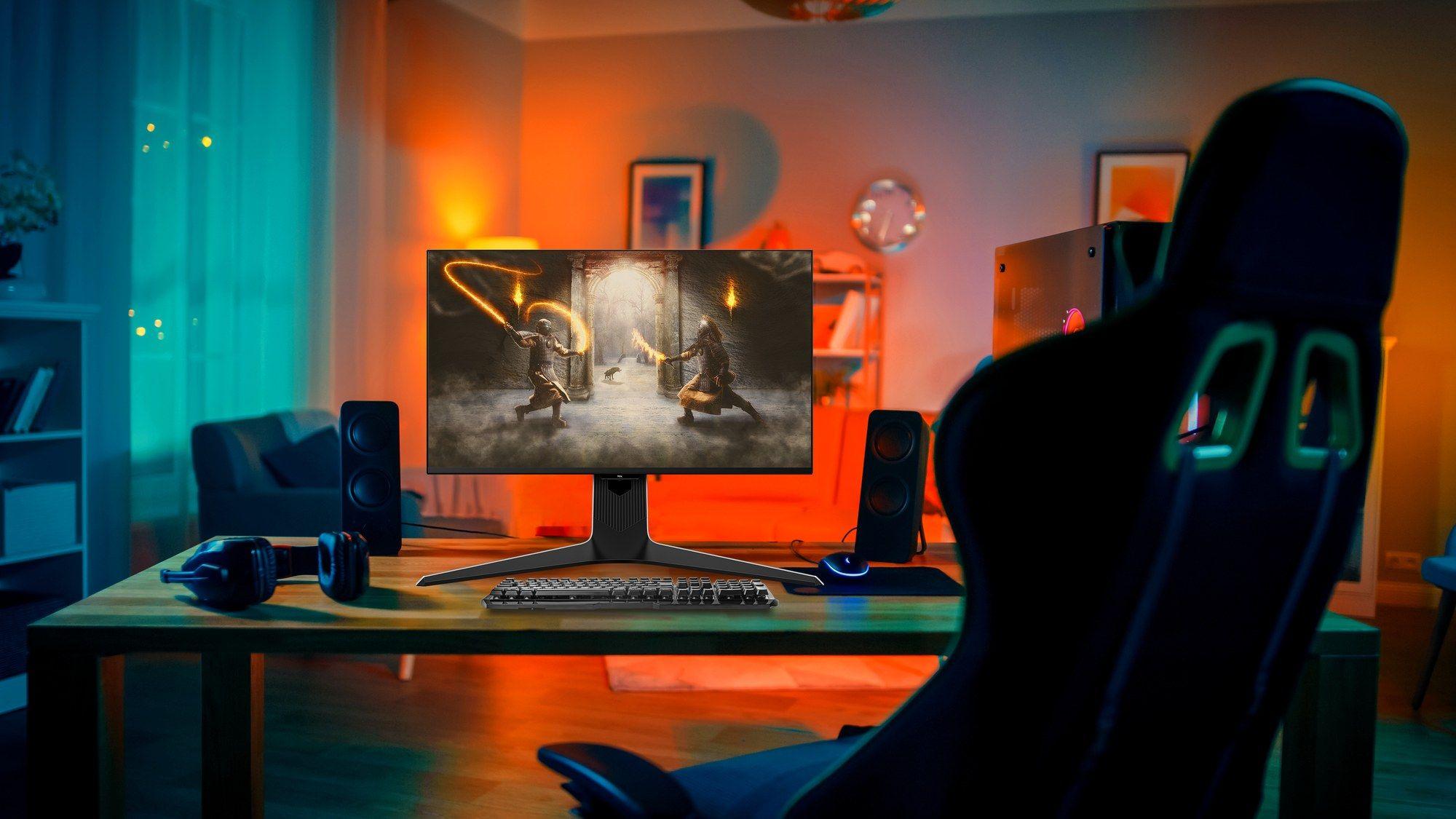 Monitor TCL 27R83U (27" - 4K UHD - Mini-LED 160 Hz - Preto e Branco) — miniatura 2