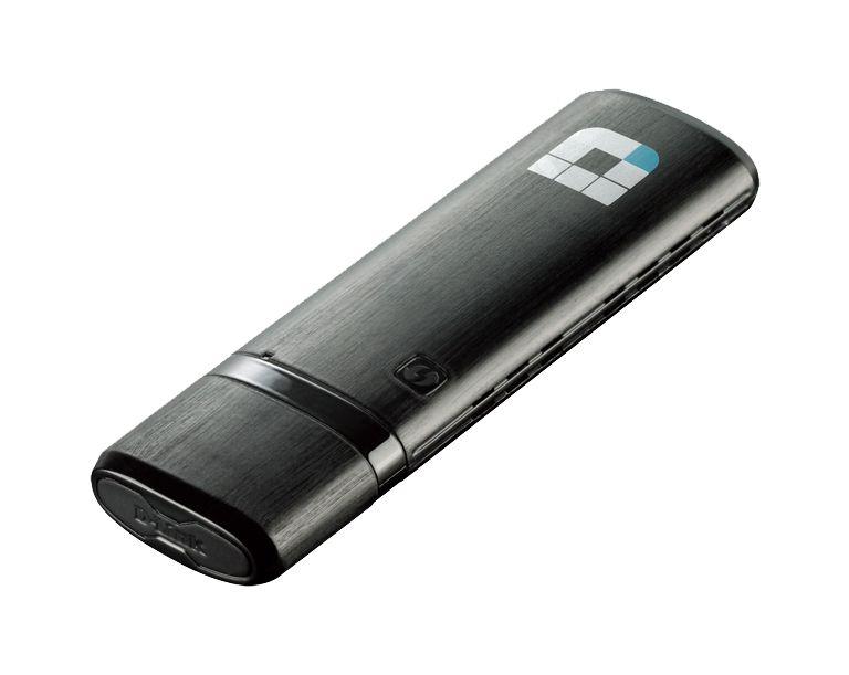 Adaptador USB Wi-Fi D-LINK DWA-182 (Wi-Fi 5 - 867 Mbit/s - Banda dupla - Preto)