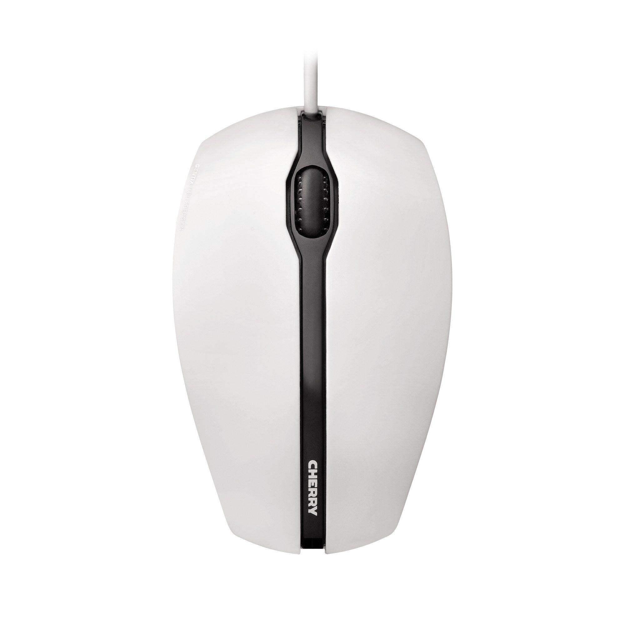 Rato CHERRY Gentix JM-0300-0 (Ambidestro - 1000 DPI - Ótico - Cinza Claro)