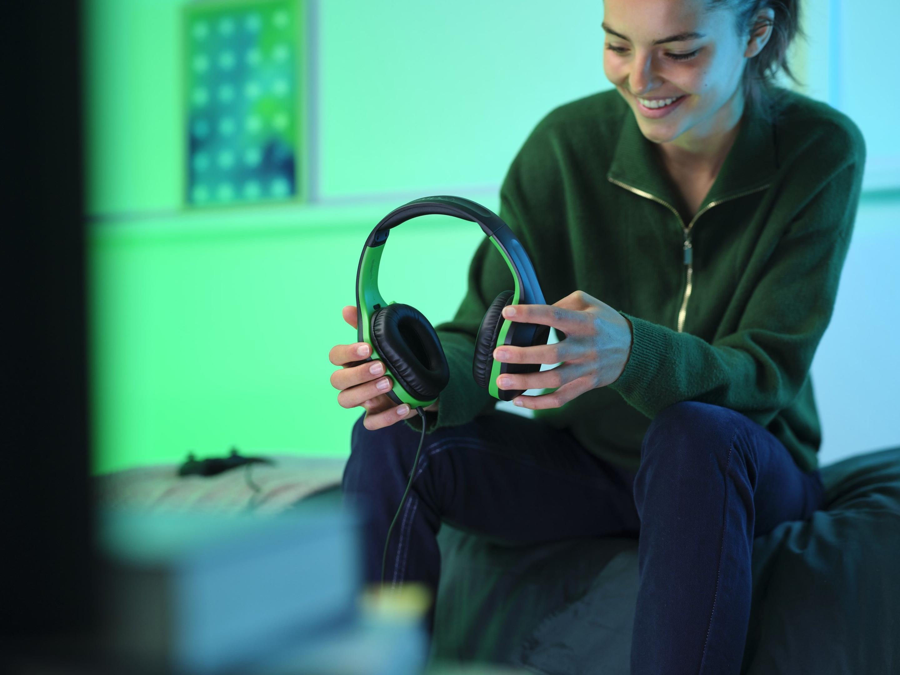 Headset Gaming TRUST GAMING GXT 415X Zirox (Binaural - Com fios - Circum-aural - Preto/Verde), miniatura 8