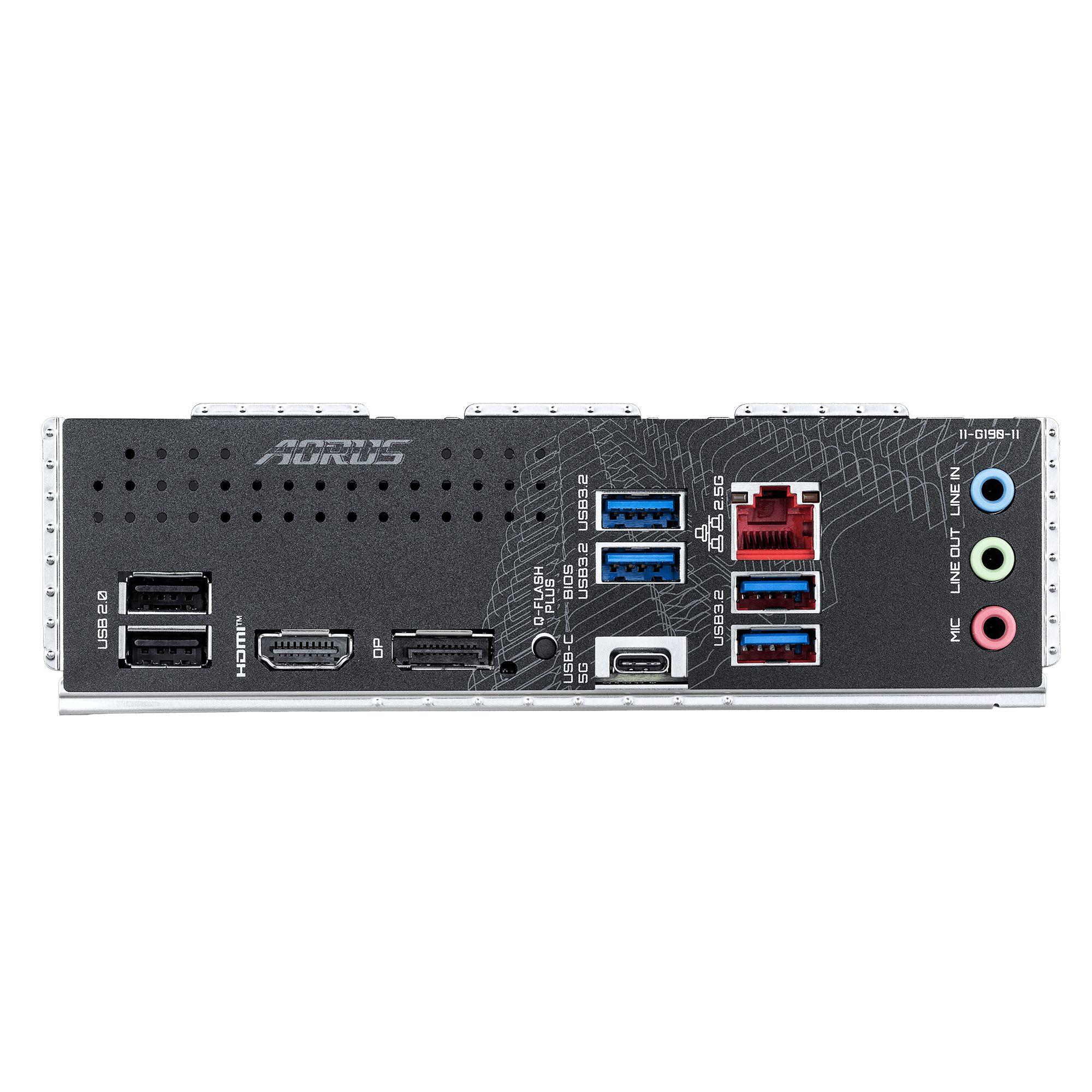 Motherboard GIGABYTE B550M X AORUS ELITE (AM4 - micro ATX - Duplo canal - Preto) — miniatura 4