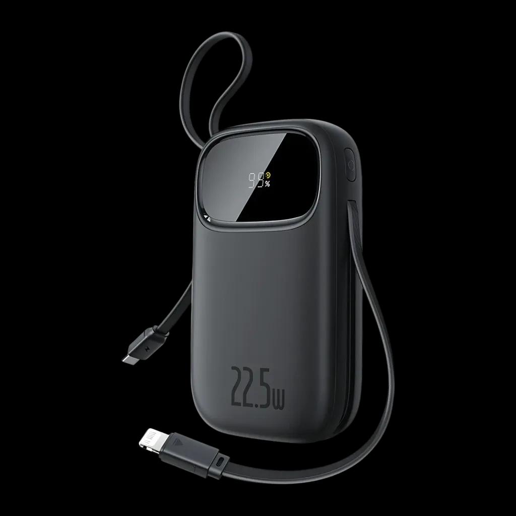 Bateria Externa BASEUS EnerFill FC31 (20000mAh - USB-C e Lightning - Preto)