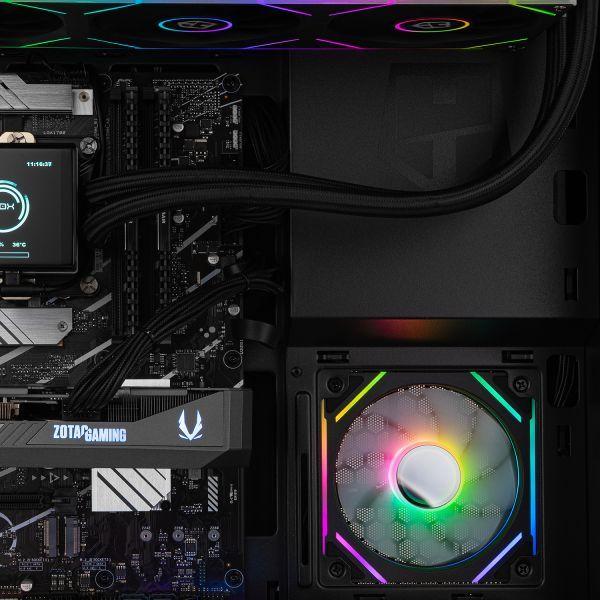 Caixa PC NOX Hummer Anvil (ATX, ITX, Micro ATX - Midi Tower - Multi - Preto) — miniatura 3